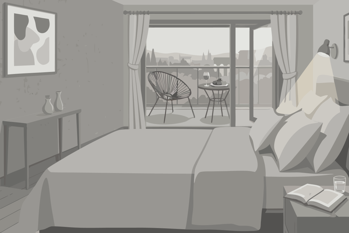 Ferienwohnung mit 1 Schlafzimmer - C41